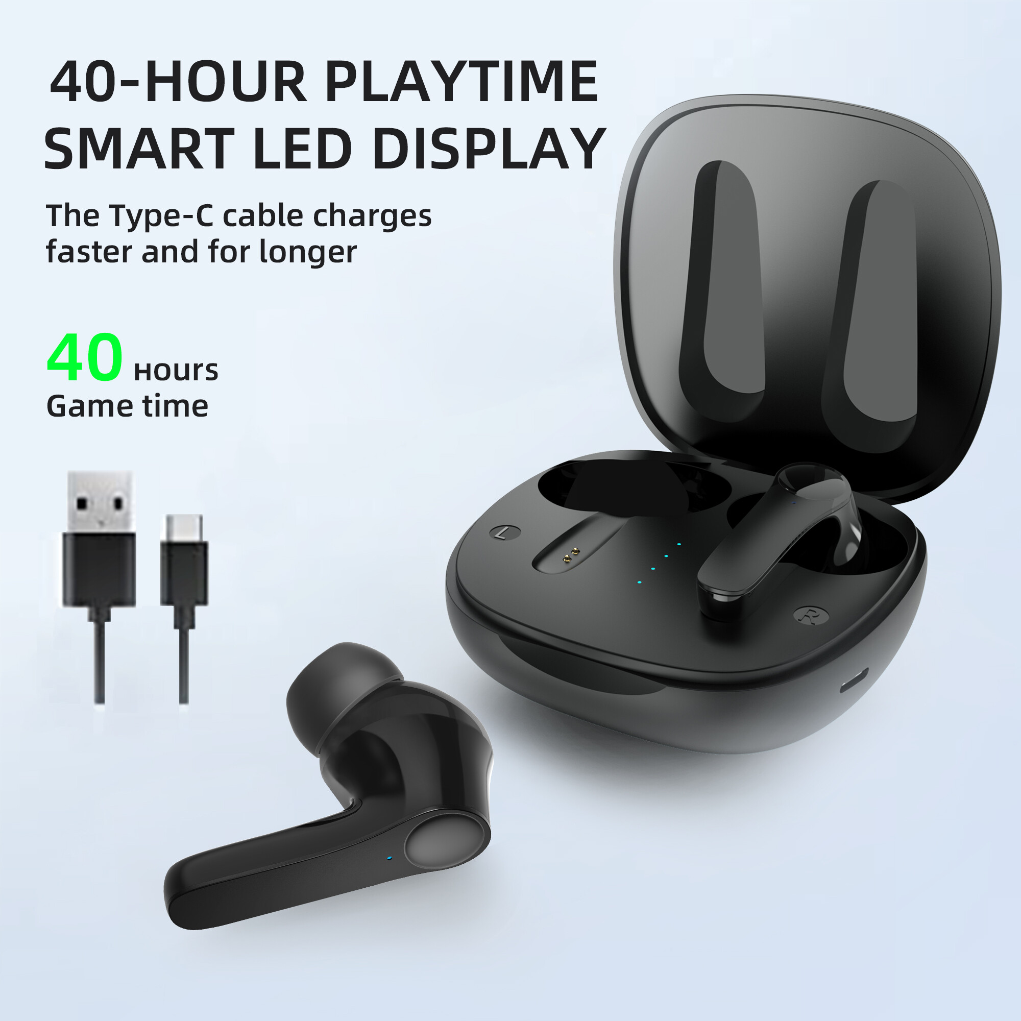 TWS04 Wireless Earphone Bluetooth V5.0