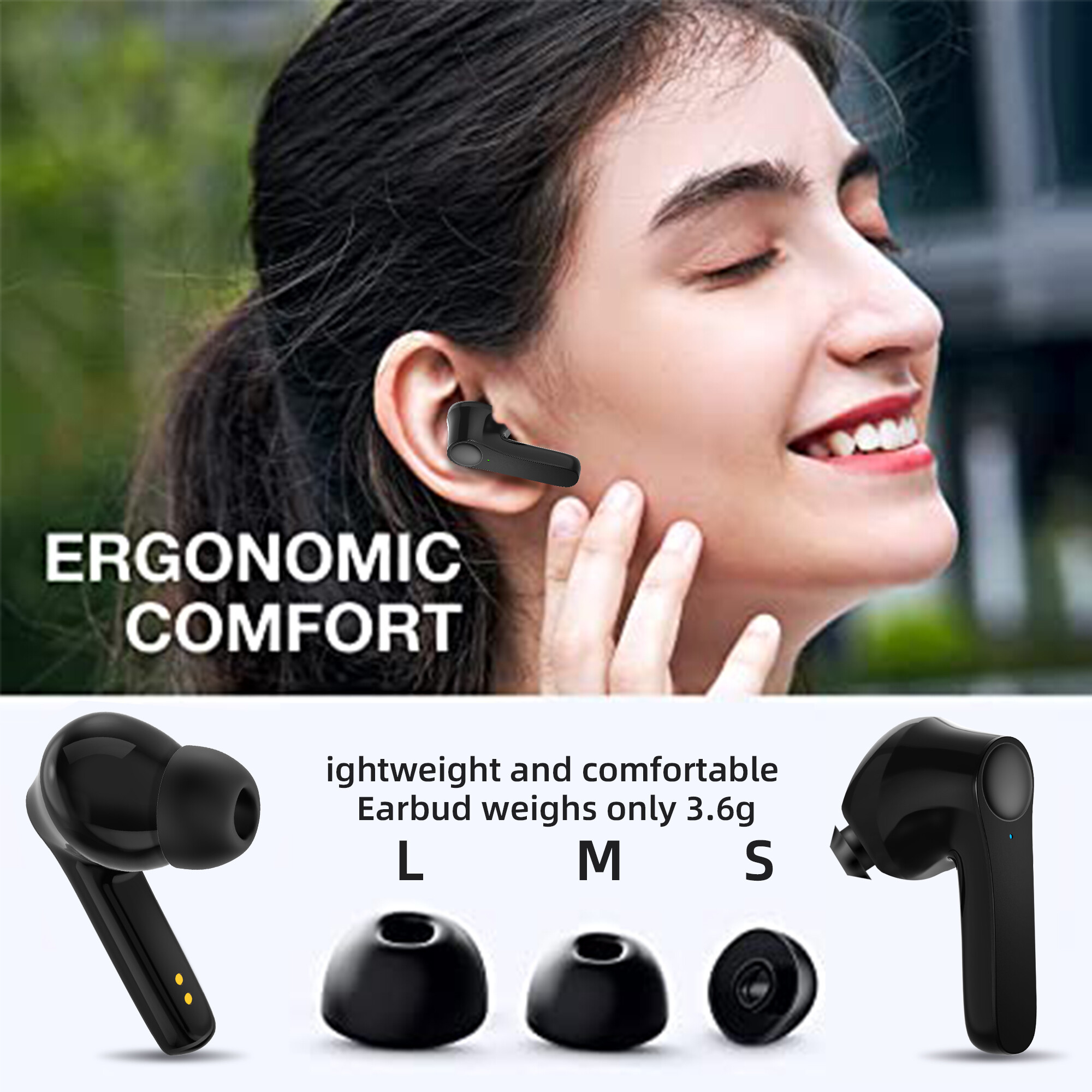 TWS04 Wireless Earphone Bluetooth V5.0